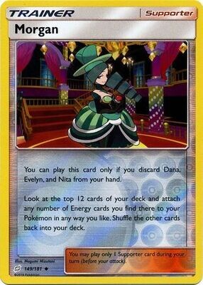 SH Morgan - 149/181 - Uncommon Reverse Holo
Sun &amp; Moon: Team Up Reverse Holo Singles