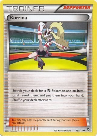 Korrina - 95/111 - Uncommon XY: Furious Fists Singles