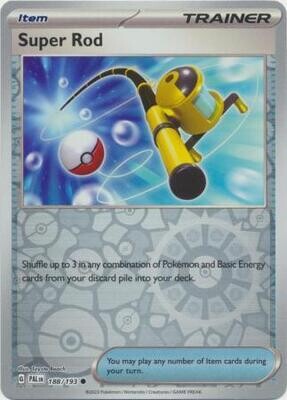 Super Rod - 188/193 - Common Reverse Holo Scarlet &amp; Violet: Paldea Evolved Reverse Holo Singles