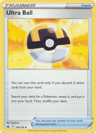 Ultra Ball - 146/159 - Uncommon Crown Zenith Singles