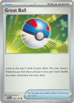 Great Ball - 183/193 - Common Scarlet &amp; Violet: Paldea Evolved Singles