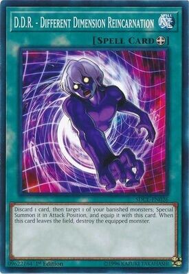D.D.R. - Different Dimension Reincarnation - SDCL-EN026 - Common 1st Edition Cyberse Link Singles (espanol)