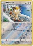 Meowth - 101/147 - Common Reverse Holo
Sun &amp; Moon: Burning Shadows Reverse Holo Singles