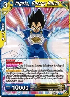 Vegeta, Energy Salvo - Malicious Machinations (DBS-B08)
Malicious Machinations Foil