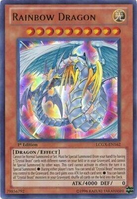 Rainbow Dragon - LCGX-EN162 - Ultra Rare 1st Edition
Legendary Collection 2 1st Edition Singles
