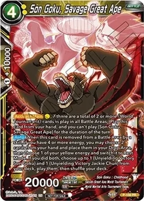 Son Goku, Savage Great Ape (Power Booster) - Promotion Cards (PR) Promotion Cards Foil