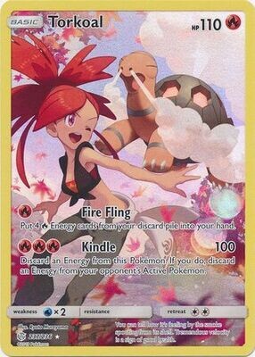 Torkoal - 237/236 - Secret Rare
Sun &amp; Moon: Cosmic Eclipse Singles (Espanol)