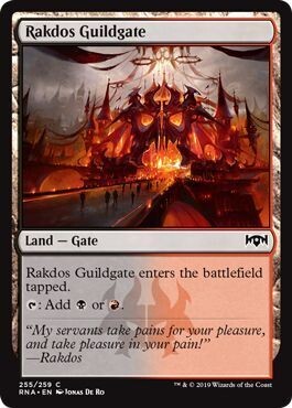 Rakdos Guildgate 255/259 Ravnica Allegiance Singles