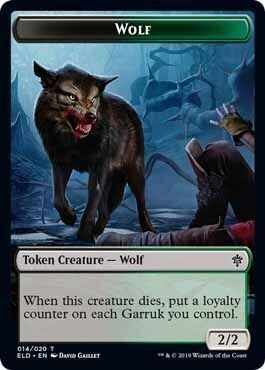 Wolf Token 014/020 - Full Art
Throne of Eldraine Singles