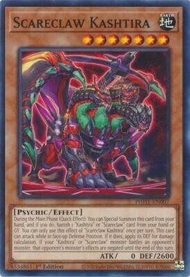 Scareclaw Kashtira - PHHY-EN007 - Common 1st Edition Photon Hypernova 1st Edition Singles