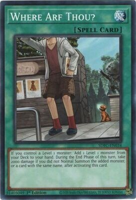 Where Arf Thou? - SDFC-EN034 - Common 1st Edition Freezing Chains 1st Edition Singles