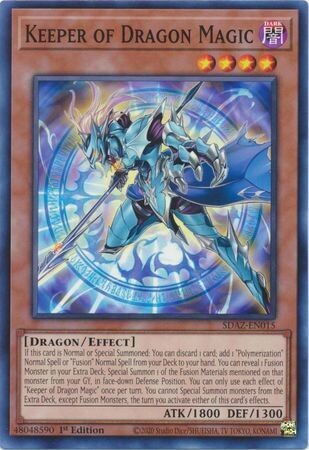 Keeper of Dragon Magic - SDAZ-EN015 - Common 1st Edition Structure Deck: Albaz Strike 1st Edition Singles (espanol)