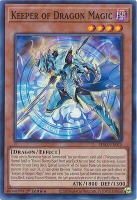 Keeper of Dragon Magic - SDAZ-EN015 - Common 1st Edition Structure Deck: Albaz Strike 1st Edition Singles (espanol)