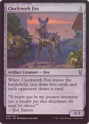Clockwork Fox 308/361 - Foil
Commander Legends: Battle for Baldur&#39;s Gate Foil Singles
