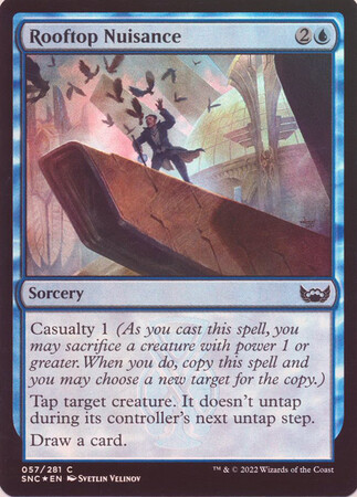 Rooftop Nuisance 057/281 - Foil
Streets of New Capenna Foil Singles