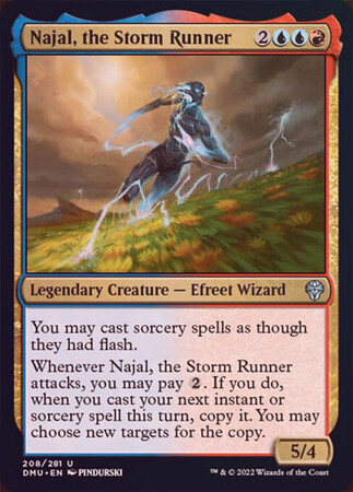 Najal, the Storm Runner 208/281 -  Dominaria United Singles -español-