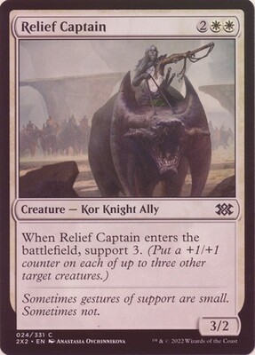 Relief Captain 024/331 - Foil Double Masters 2022 Foil Singles