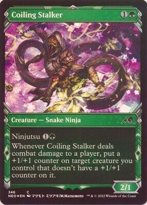 Coiling Stalker (Showcase) 346 - Kamigawa: Neon Dynasty (NEO)