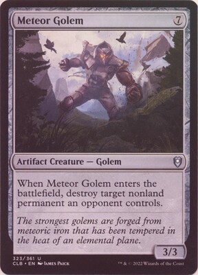 Meteor Golem 323/361 - Foil
Commander Legends: Battle for Baldur&#39;s Gate Foil Singles