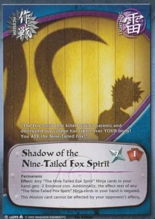 SH Shadow of the Nine-Tailed Fox Spirit - us095 - Common
Naruto: Lineage of the Legends Foil