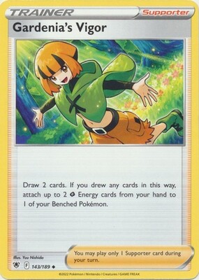 Gardenia&#39;s Vigor - 143/189 - Uncommon Sword &amp; Shield: Astral Radiance Singles