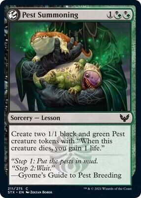 Pest Summoning 211/275
Strixhaven: School of Mages Singles