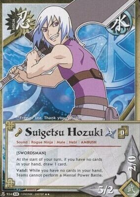 SH Suigetsu Hozuki - 924 - Rare
Naruto CCG Promos