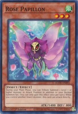 Rose Papillon - AGOV-EN093 - Common 1st Edition Age of Overlord 1st Edition Singles (español)