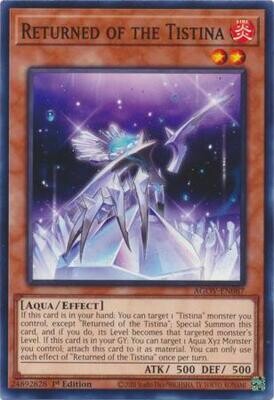 Returned of the Tistina - AGOV-EN087 - Common 1st Edition Age of Overlord 1st Edition Singles
