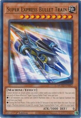 Super Express Bullet Train - MGED-EN062 - Rare 1st Edition Maximum Gold El Dorado 1st Edition Singles
