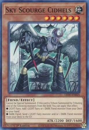 Sky Scourge Cidhels - LIOV-EN025 - Common 1st Edition Lightning Overdrive: LIOV 1st Edition Singles