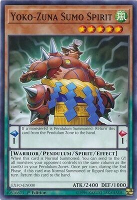 Yoko-Zuna Sumo Spirit - EXFO-EN000 - Common 1st Edition Extreme Force [EXFO] 1st Edition Singles (español)