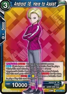 Android 18, Here to Assist - Fighter&#39;s Ambition (DBS-B19)
Fighter&#39;s Ambition Foil