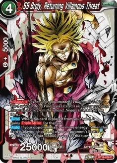 SS Broly, Returning Villainous Threat - Fighter&#39;s Ambition (DBS-B19) Fighter&#39;s Ambition