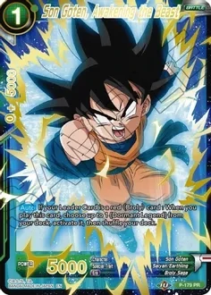 Son Goten, Awakening the Beast (Gold Stamped) - Mythic Booster (MB-01) Mythic Booster Foil