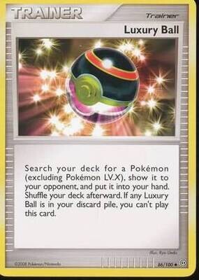 Luxury Ball - 86/100 - Uncommon Diamond &amp; Pearl: Stormfront Singles