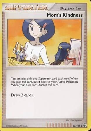 Mom&#39;s Kindness - 83/100 - Uncommon Diamond &amp; Pearl: Majestic Dawn Singles