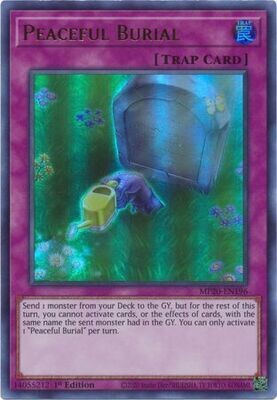 Peaceful Burial - MP20-EN196 - Ultra Rare 1st Edition 2020 Mega-Tin: Lost Memories 1st Edition Singles