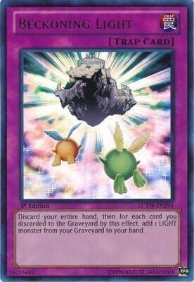 Beckoning Light - LCYW-EN293 - Ultra Rare 1st Edition Legendary Collection 3: Yugi&#39;s World 1st Edition Singles