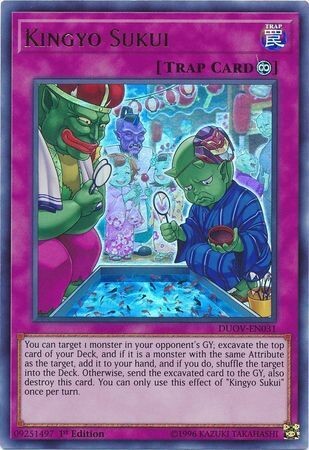 Kingyo Sukui - DUOV-EN031 - Ultra Rare 1st Edition Duel Overload 1st Edition Singles