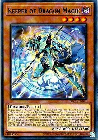 Keeper of Dragon Magic - TOCH-EN041 - Rare Unlimited Toon Chaos Unlimited Singles