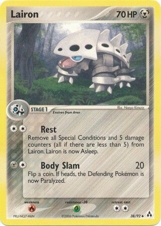 Lairon - 38/92 - Uncommon
Ex Legend Maker Singles
