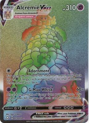 Alcremie VMAX - 073/072 - Hyper Rare
Shining Fates Singles