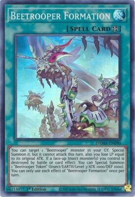 Beetrooper Formation - DAMA-EN090 - Super Rare 1st Edition Dawn of Majesty 1st Edition Singles (espanol)
