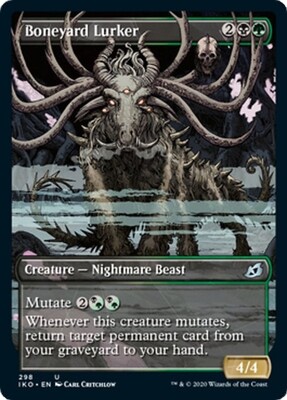 SH Boneyard Lurker 298 - Alternate Art Showcase
Ikoria: Lair of Behemoths Collector Booster Singles