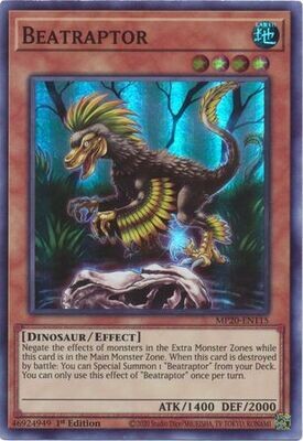 Beatraptor - MP20-EN115 - Super Rare 1st Edition 2020 Mega-Tin: Lost Memories 1st Edition Singles