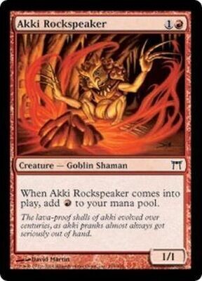 Akki Rockspeaker
Champions of Kamigawa Singles