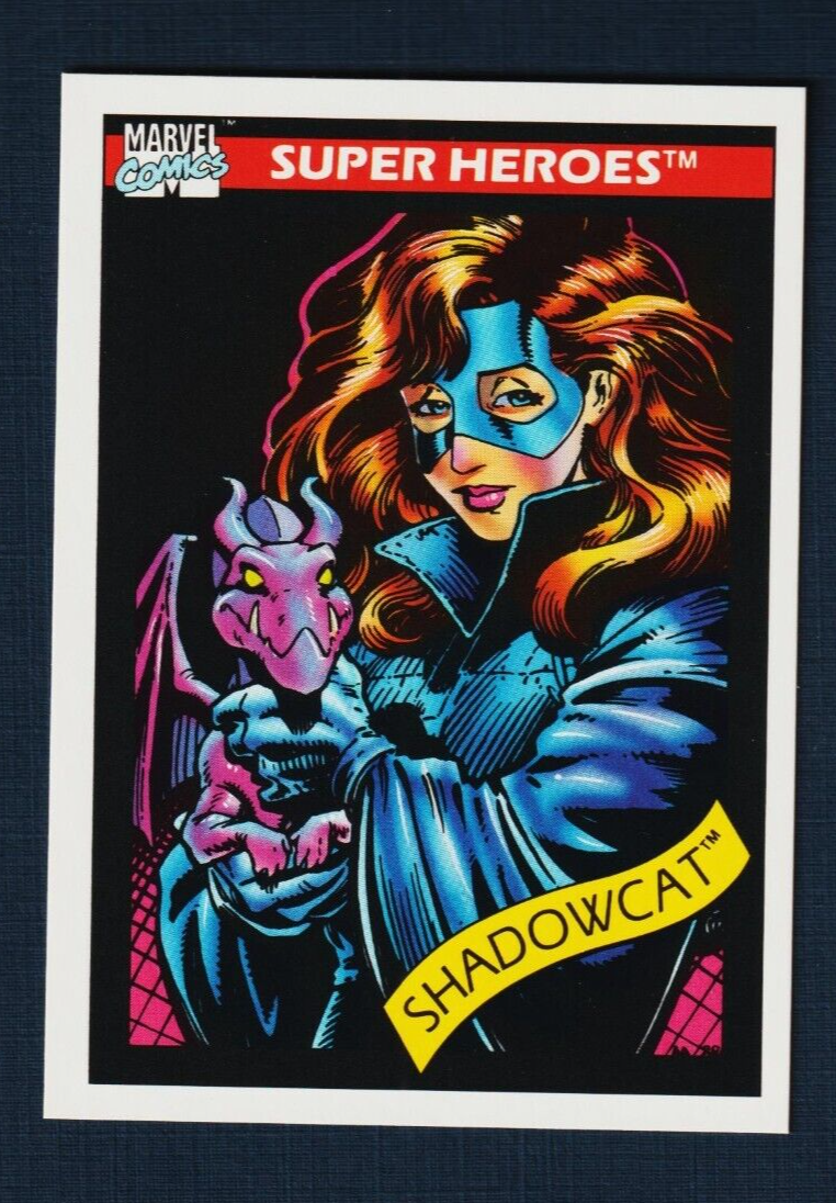 SH 1990 Impel - SHADOWCAT #25 - MARVEL UNIVERSE SERIES 1 - Super Heroes NM BETTER