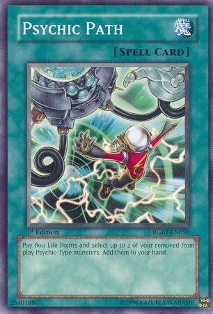 Psychic Path - RGBT-EN058 - Common 1st Edition Raging Battles [RGBT] 1st Edition Singles