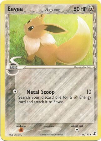Eevee (Delta Species) - 68/113 - Common Ex Delta Species Singles
